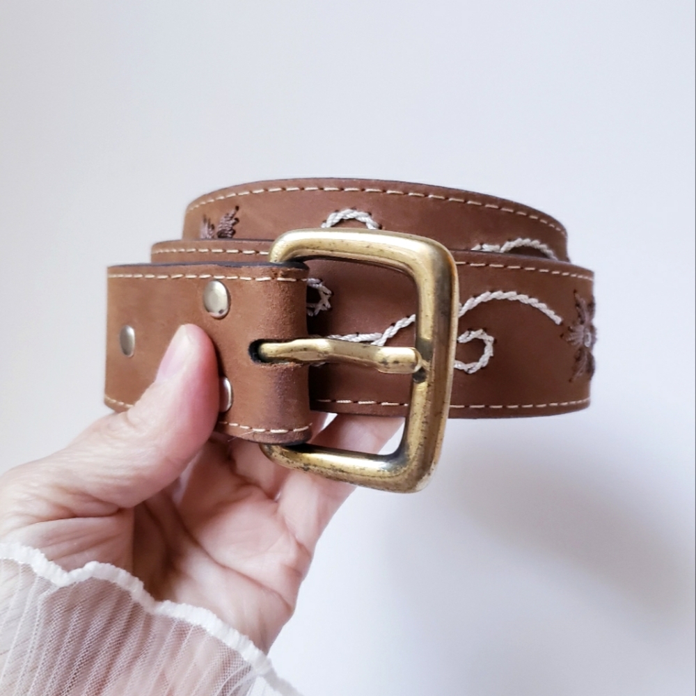 Vintage Nacona Tan Leather Leather